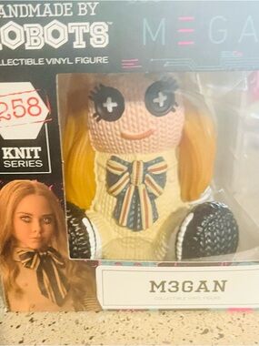 M3GAN Knit Series Collectible Vinyl Figure - Cream, Yellow, Black